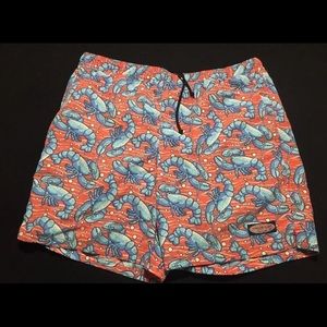 Vineyard Vines Mens Medium Sz 32 Red Swim Trunks